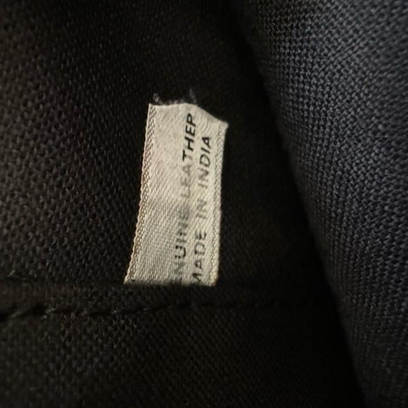 Vintage Genuine Leather Animal Long Strap Made in India Purse - Picture 5 of 13